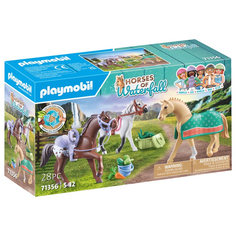 Figuras Acción Niños: Playset Playmobil Horses of Waterfall 71356