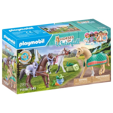 Figuras Acción Niños: Playset Playmobil Horses of Waterfall 71356