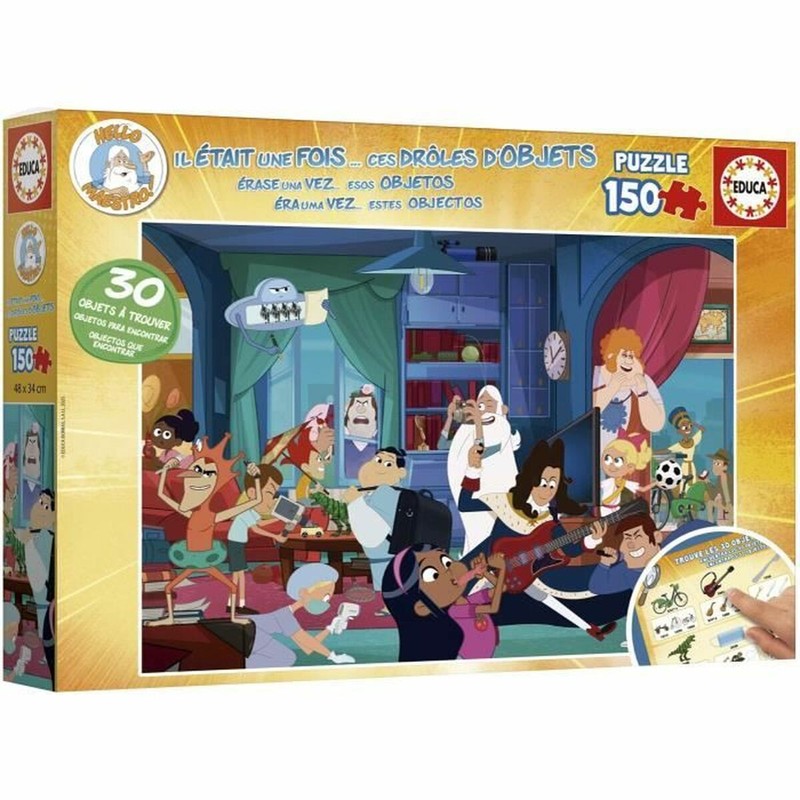 Construcción niños: puzzle temático Érase una vez, ideal para desarrollo infantil