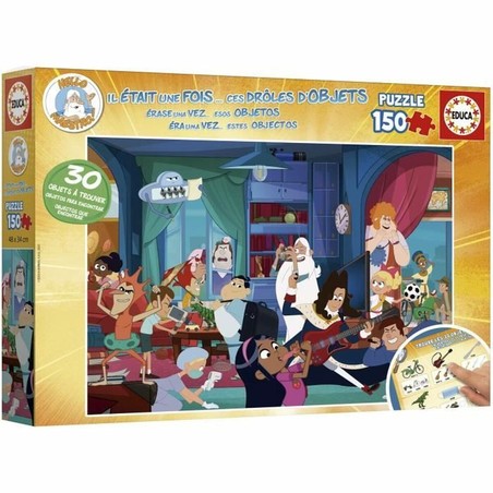 Construcción niños: puzzle temático Érase una vez, ideal para desarrollo infantil