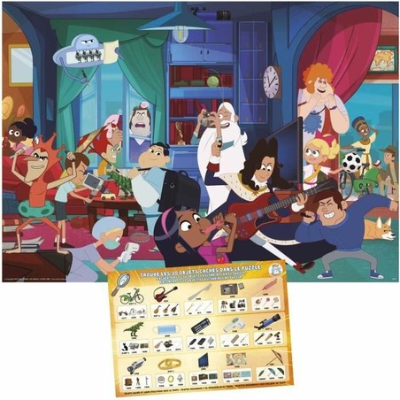Puzzle de cartón resistente: divertido juego de construcción para el aprendizaje