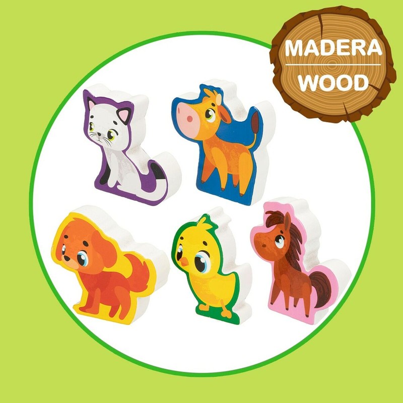 Puzzle Infantil Lisciani Giochi Granja 3D Montessori