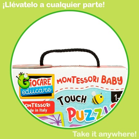 Puzzle Infantil Lisciani Giochi Táctil Montessori Animales