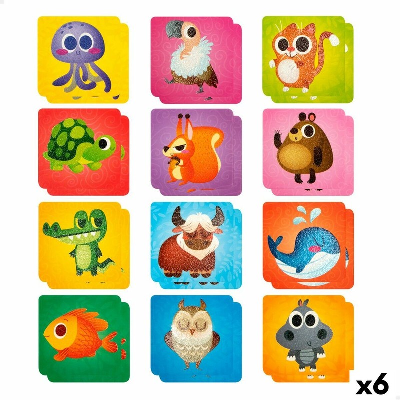 Juegos de Mesa Niños: Lisciani Giochi Memoria Táctil 24 Piezas - Compra online en MegaJuguetes