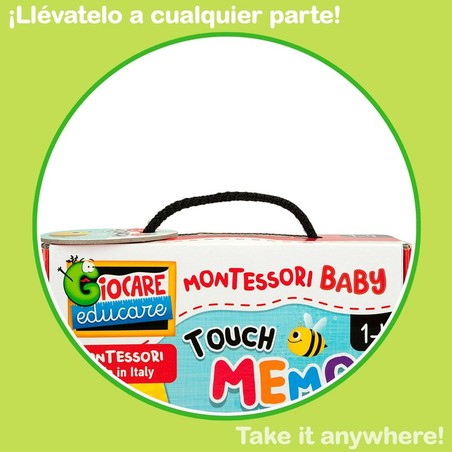 Juegos de Mesa Niños: Lisciani Giochi Memoria Táctil 24 Piezas