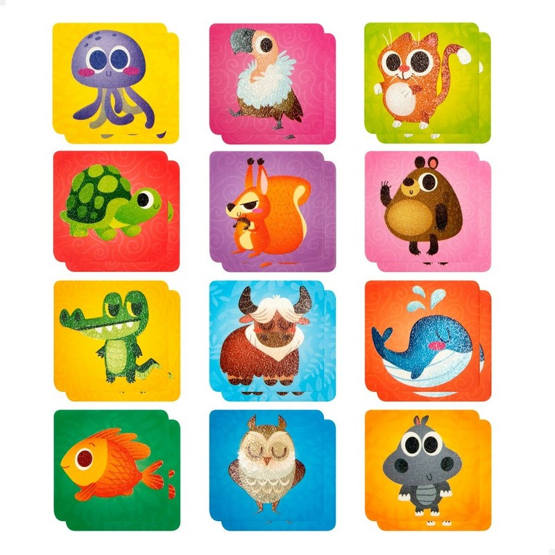 Juegos de Mesa Niños: Lisciani Giochi Memoria Táctil 24 Piezas