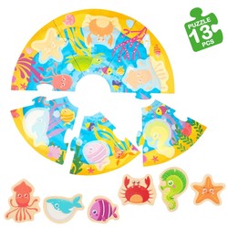 Puzzle Infantil Lisciani Giochi Marino - Método Montessori - Compra online en MegaJuguetes 2
