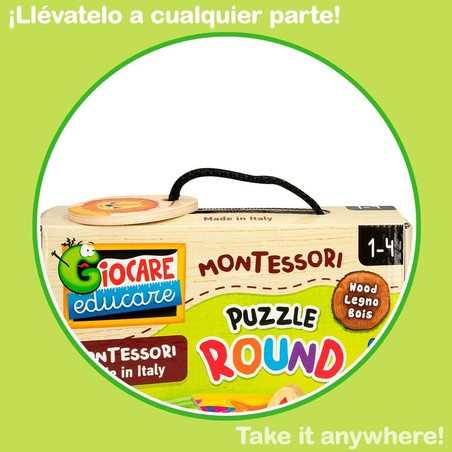 Puzzle Infantil Lisciani Giochi Marino - Método Montessori
