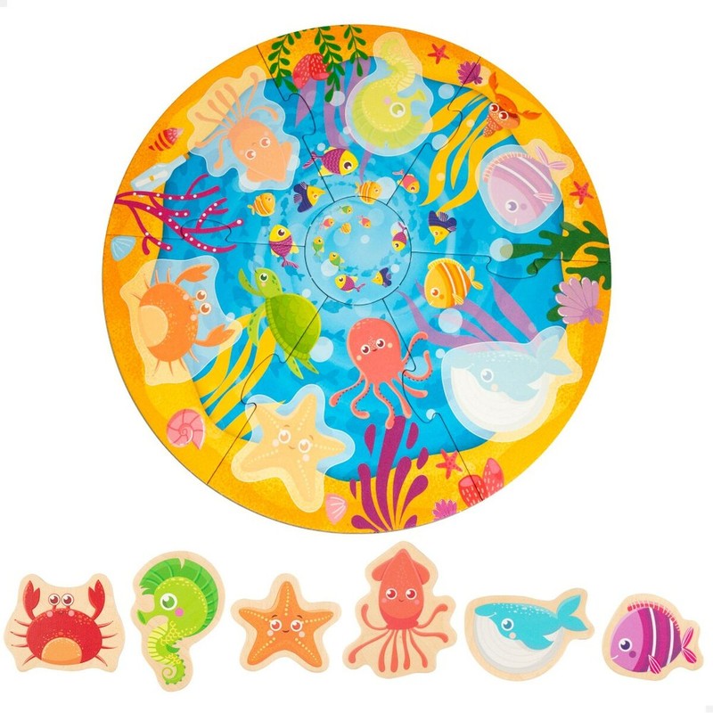 Puzzle Infantil Lisciani Giochi Marino - Método Montessori