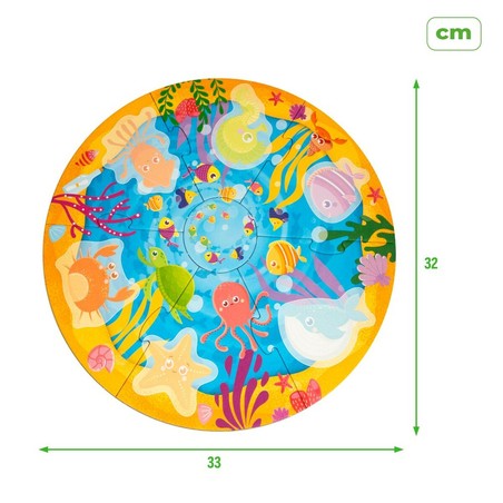 Puzzle Infantil Lisciani Giochi Marino - Método Montessori