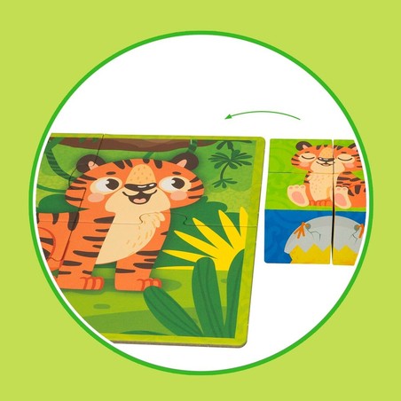 Puzzle Infantil Lisciani Giochi Animales Montessori