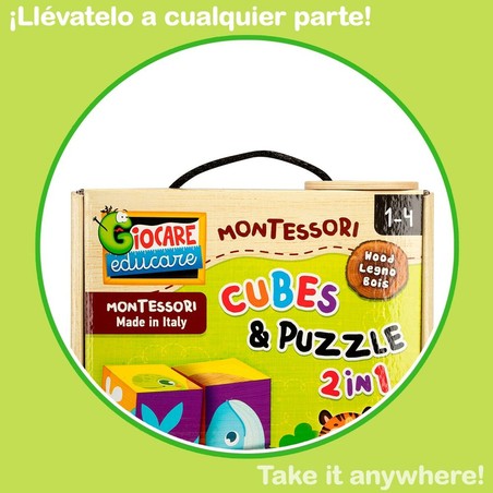 Puzzle Infantil Lisciani Giochi Animales Montessori