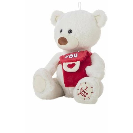 Peluches Niños: Oso Blanco Suave 35 cm BigBuy Kids - Compra online en MegaJuguetes