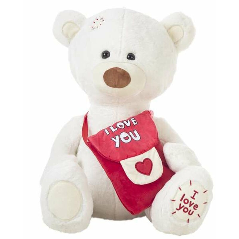 Peluches Niños BigBuy Kids: Oso Blanco Suave 55cm - Compra online en MegaJuguetes