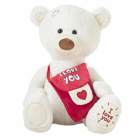Peluches Niños BigBuy Kids: Oso Blanco Suave 55cm - Compra online en MegaJuguetes