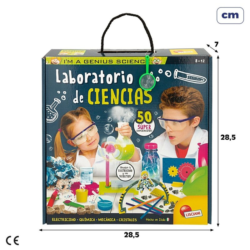 Juguetes Ciencia Niños Lisciani Giochi: Laboratorio 50 Experimentos
