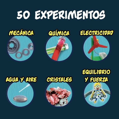 Juguetes Ciencia Niños Lisciani Giochi: Laboratorio 50 Experimentos
