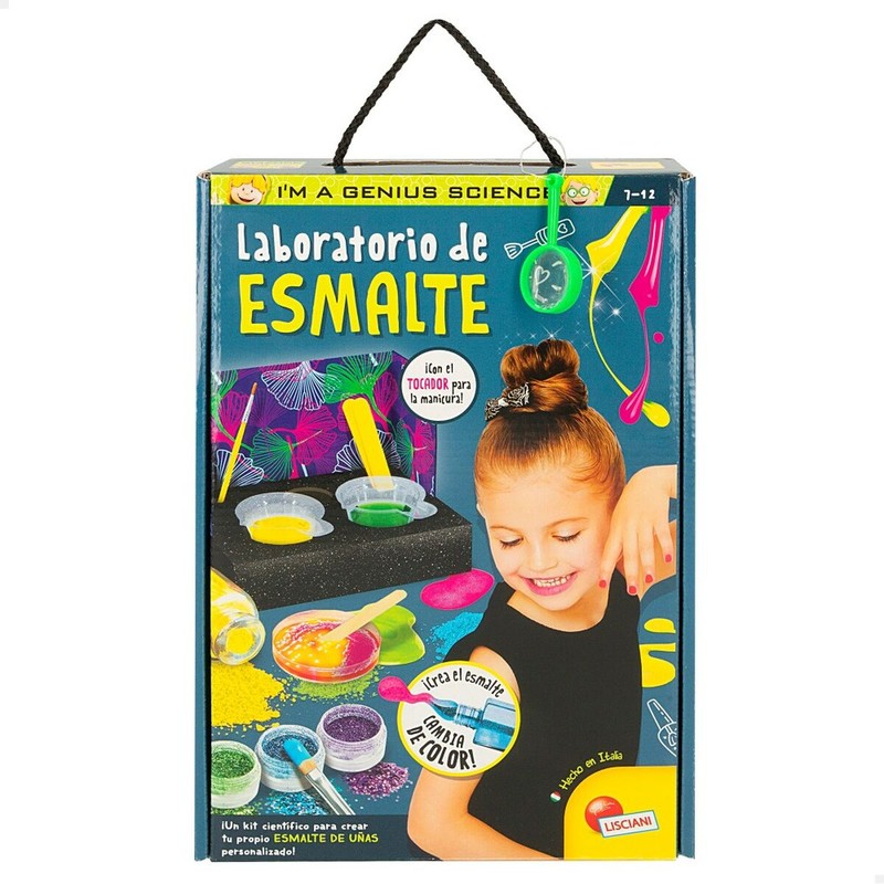 Juguetes Ciencia Niños: Kit Laboratorio Esmalte Lisciani Giochi