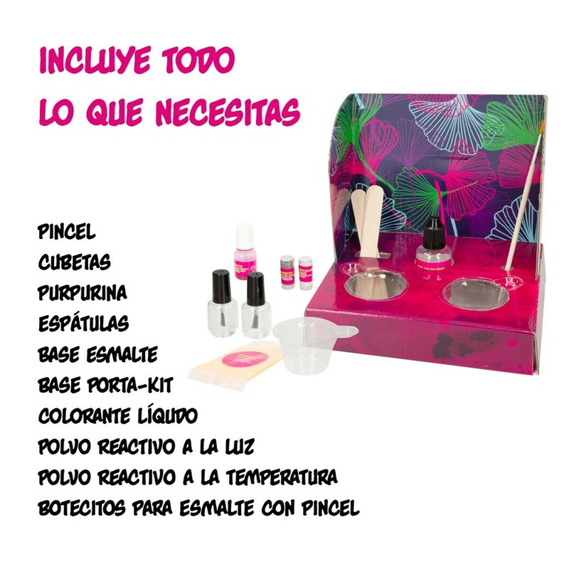 Juguetes Ciencia Niños: Kit Laboratorio Esmalte Lisciani Giochi