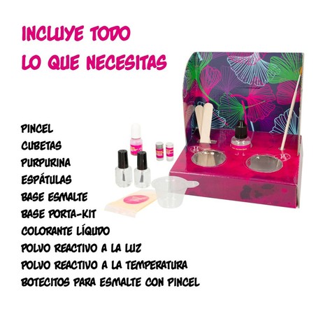 Juguetes Ciencia Niños: Kit Laboratorio Esmalte Lisciani Giochi