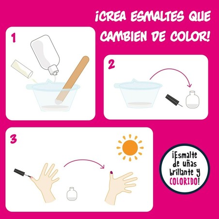 Juguetes Ciencia Niños: Kit Laboratorio Esmalte Lisciani Giochi