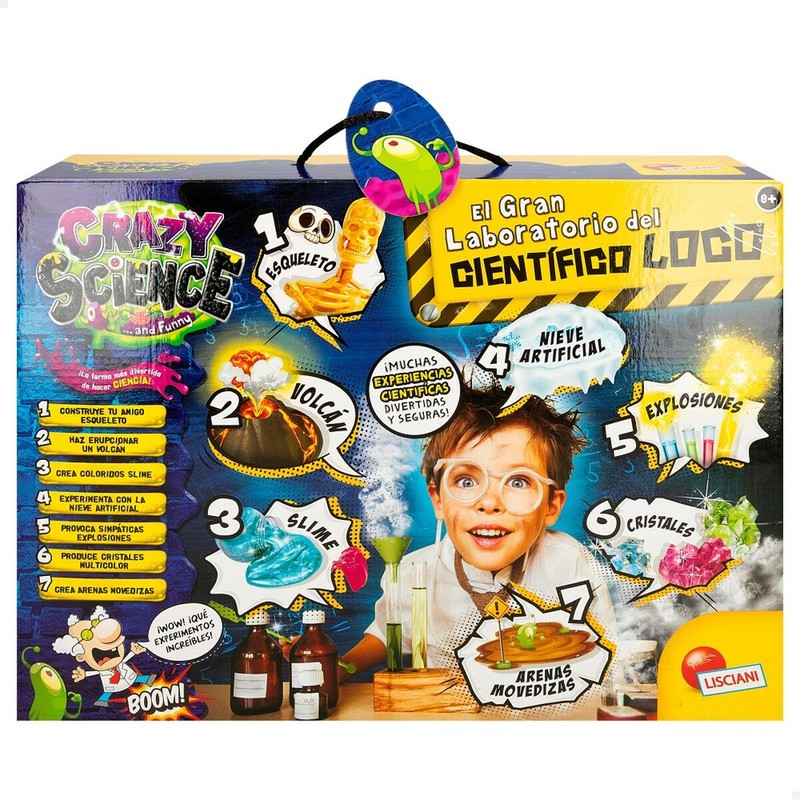 Juguetes Ciencia Niños: Laboratorio Científico Loco Lisciani Giochi