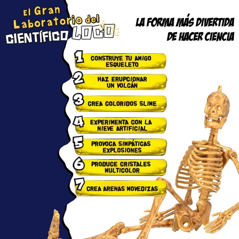 Juguetes Ciencia Niños: Laboratorio Científico Loco Lisciani Giochi
