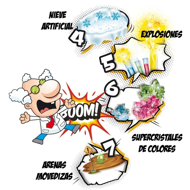 Juguetes Ciencia Niños: Laboratorio Científico Loco Lisciani Giochi