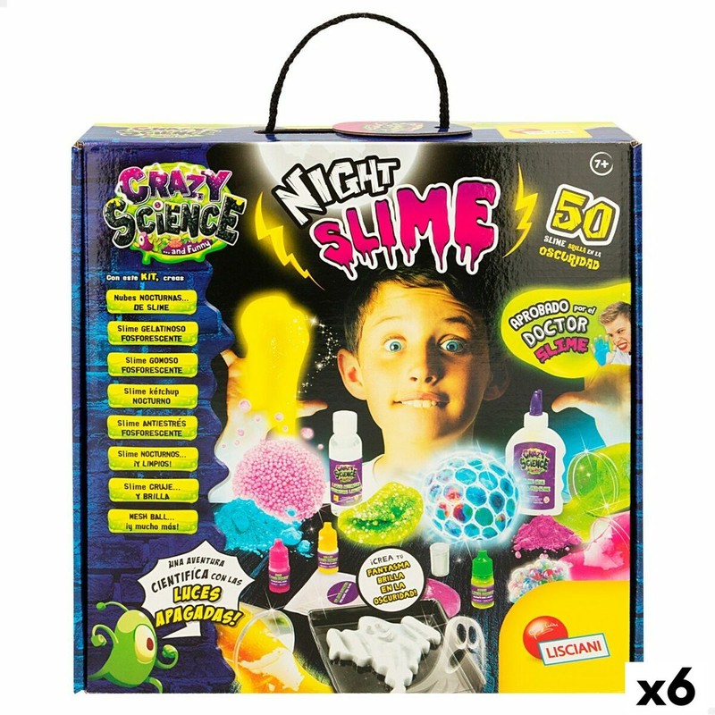 Juguetes Ciencia Niños Lisciani Giochi Night Slime (6 Unidades) - Compra online en MegaJuguetes