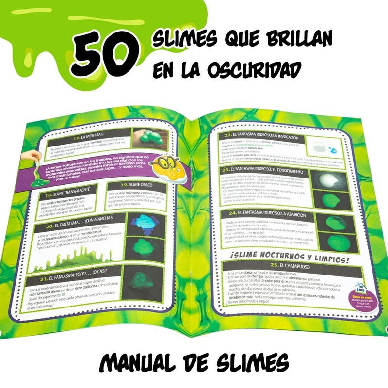 Juguetes Ciencia Niños Lisciani Giochi Night Slime (6 Unidades)