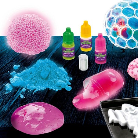 Juguetes Ciencia Niños Lisciani Giochi Night Slime (6 Unidades)