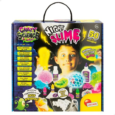 Juguetes Ciencia Niños Lisciani Giochi Night Slime (6 Unidades)
