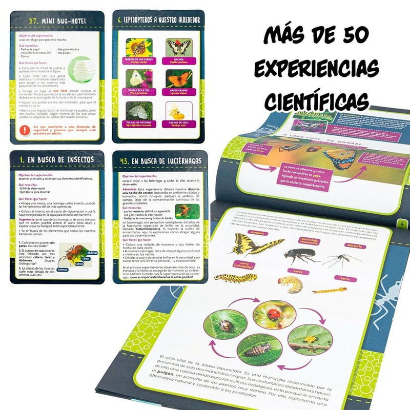 Juguetes Ciencia Niños Lisciani Giochi: Kit de Experimentos Insectos