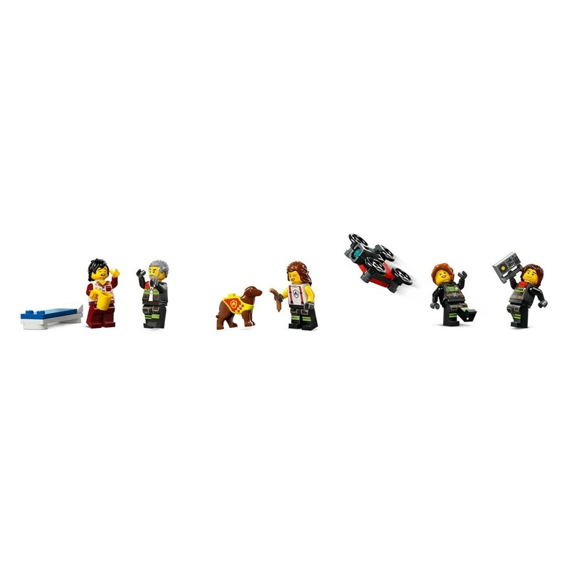 Figuras Acción Niños: Estación Bomberos LEGO City 60414 con Camión