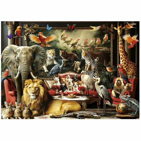 Caja del puzzle animales divertido Educa, 1500 piezas