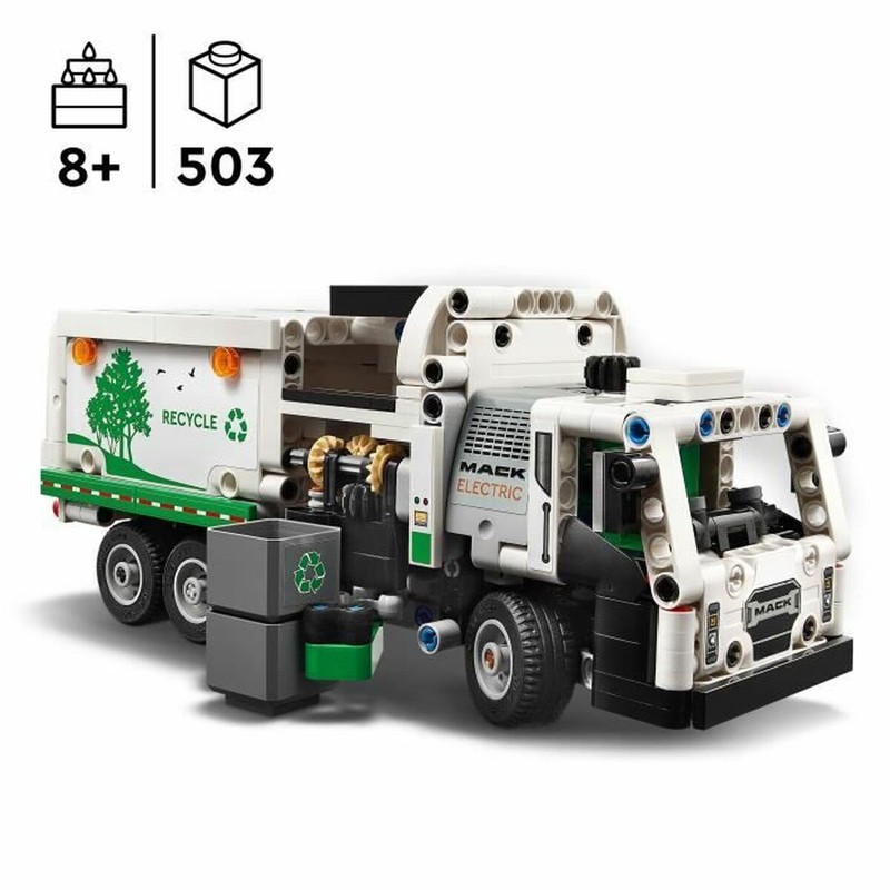 Camión Basura Eléctrico LEGO Technic Mack LR 42167