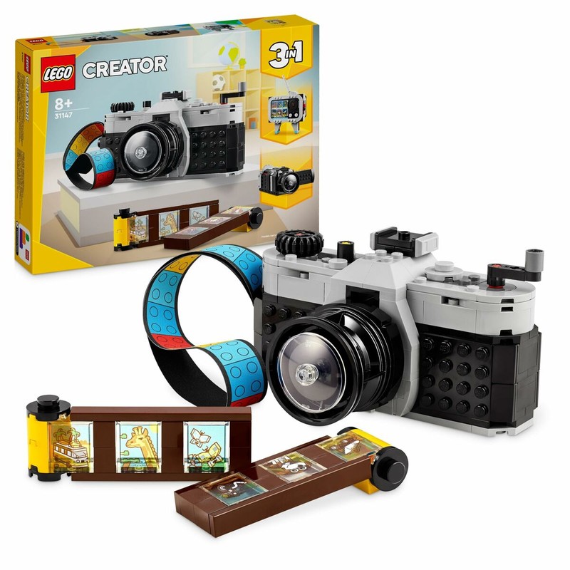 Juego de Construcción Lego Cámara Retro 3 en 1 | Creator 31147 - Compra online en MegaJuguetes