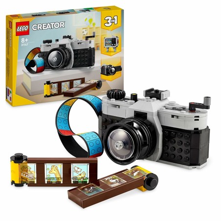 Juego de Construcción Lego Cámara Retro 3 en 1 | Creator 31147 - Compra online en MegaJuguetes