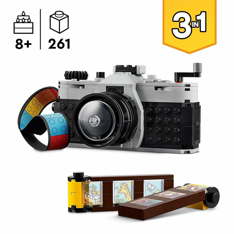 Juego de Construcción Lego Cámara Retro 3 en 1 | Creator 31147