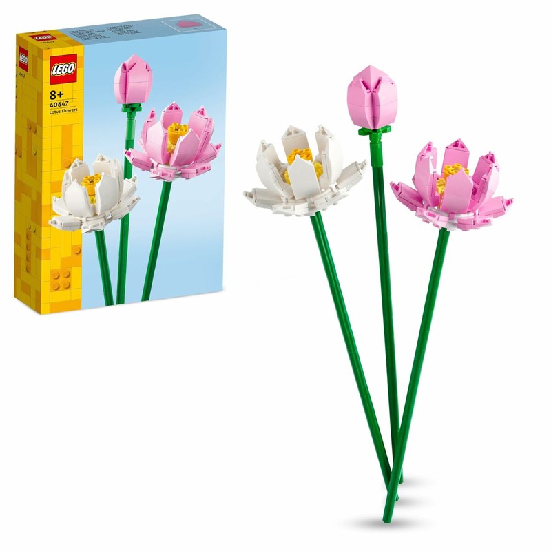 Juguetes Construcción Niños LEGO 40647 Lotus Flower Multicolor