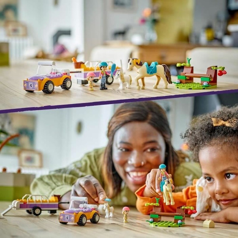 Juguetes Construcción Niños Lego 42634 Remolque Caballos y Ponis