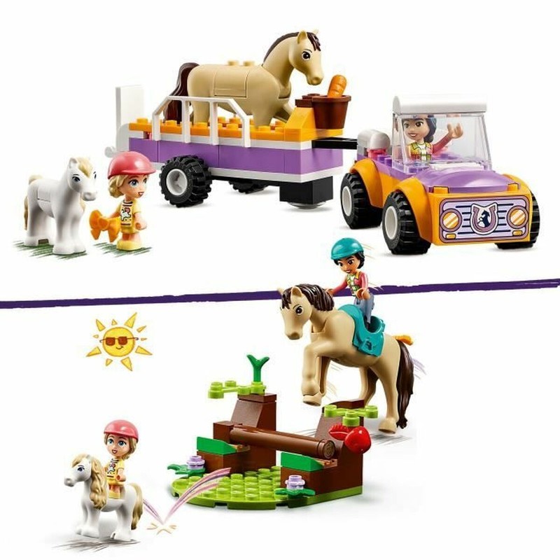 Juguetes Construcción Niños Lego 42634 Remolque Caballos y Ponis