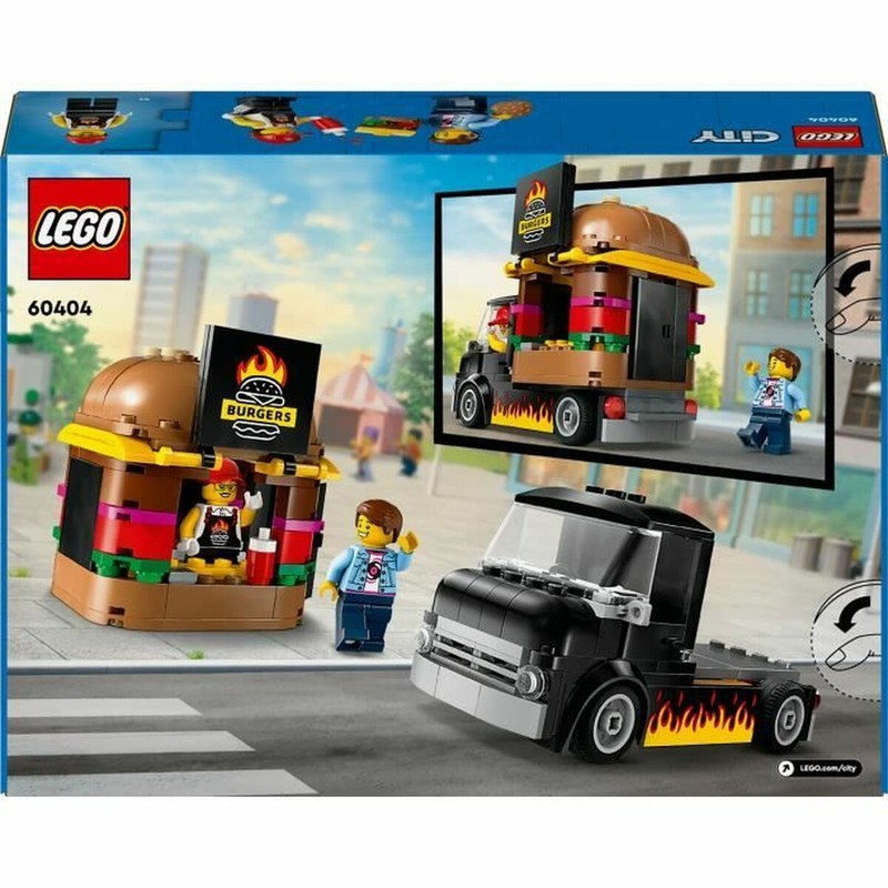 Juguetes Construcción Niños LEGO 60404 Food Truck Hamburguesas