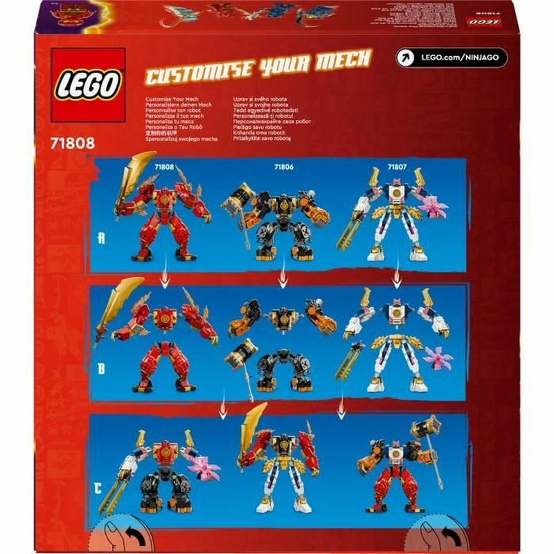 Figuras Acción Niños LEGO Kai Robot Elemental Fuego 71808