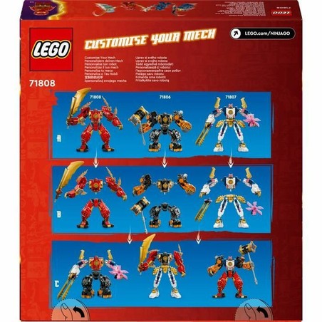 Figuras Acción Niños LEGO Kai Robot Elemental Fuego 71808