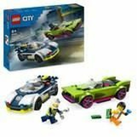 Figuras Acción Niños LEGO City: Persecución Coche Policía y Deportivo - Compra online en MegaJuguetes