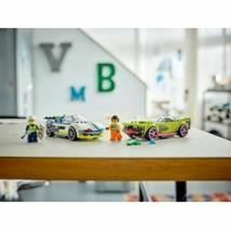 Figuras Acción Niños LEGO City: Persecución Coche Policía y Deportivo