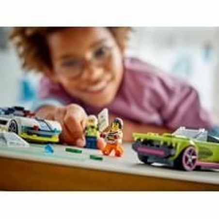 Figuras Acción Niños LEGO City: Persecución Coche Policía y Deportivo