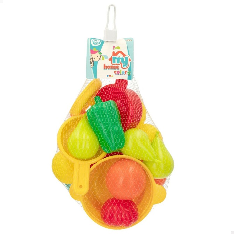 Juego Simbólico Niños AquaSport: Set de Alimentos y Menaje de Cocina 24 Piezas