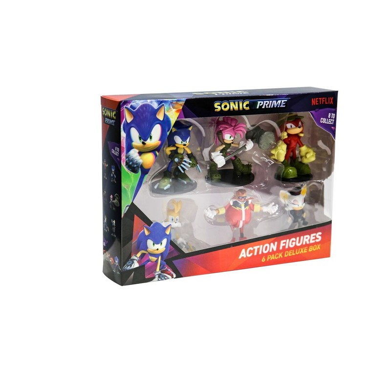 Figuras Acción Niños Sonic Prime - Playset PMI Kids World 6 Piezas